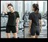 Women's Hot Sweat T-shirt Yoga Shorts Sauna Suits
