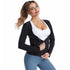 Women's Hot Sweat Tummy Control Shapewear Long Sleeve Top Shirt