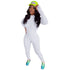 Women's Jogger Outfit Matching Suits Pure Color Jumpsuits