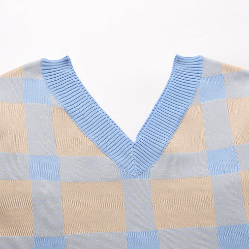 Women's Knit Sweatshirt Skirt Suit Two Piece Outfits