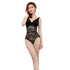 Women's Lace Bodysuits Abdomen Control Shapewear with Bra