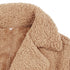 Women's Lapel Open Front Long Plush Coat Outwear