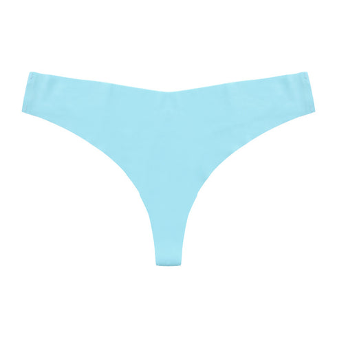 Women's Leopard Floral Print Thong Panties Soft Sexy Panties