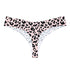 Women's Leopard Floral Print Thong Panties Soft Sexy Panties