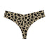 Women's Leopard Print Breathable Thong Panties Quick-dry Underwear