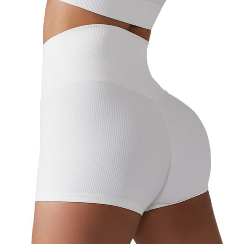 Women's Lift Hips Fitness High Waist Breathable Yoga Shorts