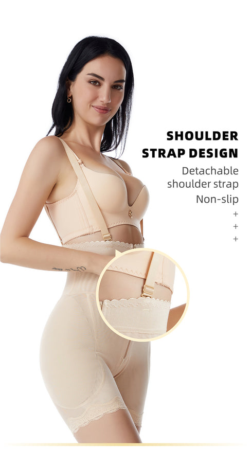 Women's Lift the Hips Open Bust Hip Pads Shapewear