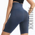 Women's Lift the Hips Rows Clasp Tummy Control Yoga Shorts