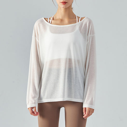 Women's Light Loose Running Breathable Sweatshirts Tops