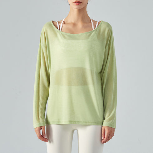 Women's Light Loose Running Breathable Sweatshirts Tops