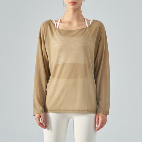 Women's Light Loose Running Breathable Sweatshirts Tops