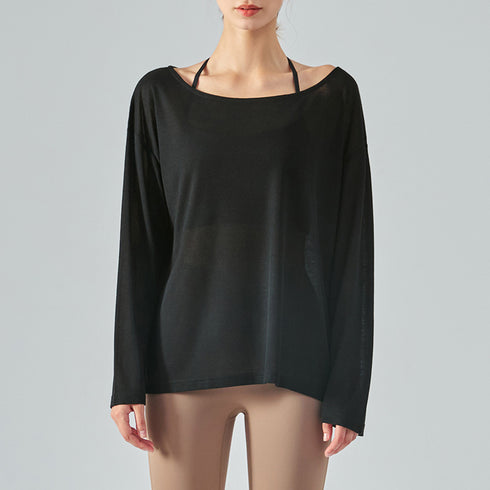 Women's Light Loose Running Breathable Sweatshirts Tops