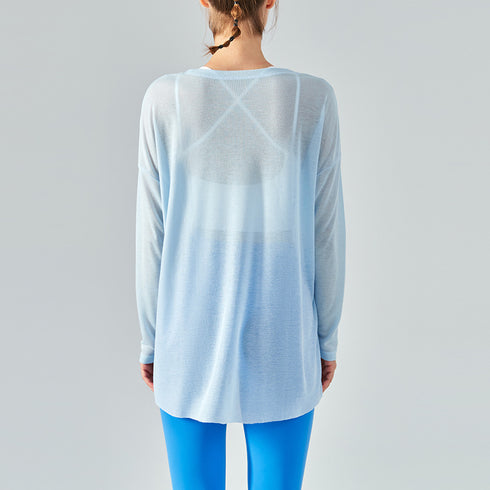 Women's Light Loose Running Breathable Sweatshirts Yoga Tops