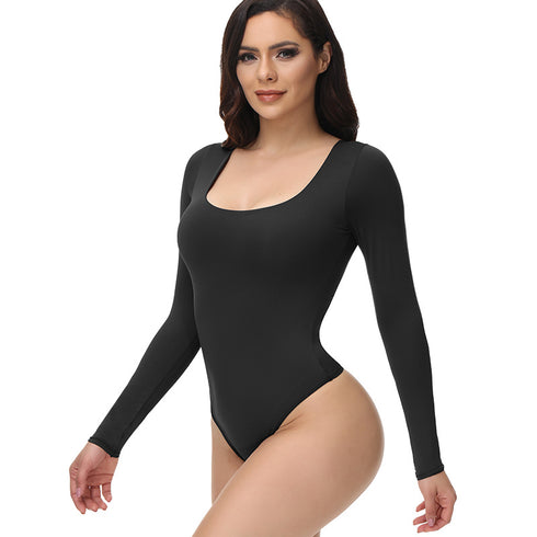 Women's Long Sleeve Bodysuit Tummy Control Shapewear