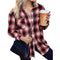 Women's Long Sleeve Button Down Chest Shirts