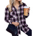 Women's Long Sleeve Button Down Chest Shirts