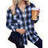 Women's Long Sleeve Button Down Chest Shirts