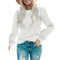 Women's Long Sleeve Hollow Out Pullover Sweater