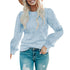 Women's Long Sleeve Hollow Out Pullover Sweater