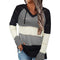 Women's Long Sleeve Hollowed-out knit Sweatshirt Hoodie