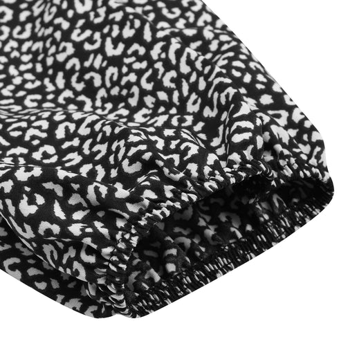 Women's Long Sleeve Stylish Round Neck A-line Skirt Dress