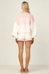 Women's Long Sleeve Sweater Shorts Two Piece Outfits