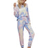 Women's Long Sleeve Tops Pant Two Piece Outfits Sleepwear
