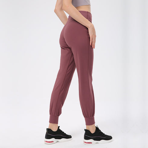 Women's Loose Athletic Fitness Yoga Pants with Pockets