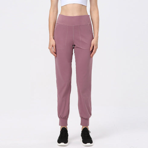 Women's Loose Athletic Fitness Yoga Pants with Pockets