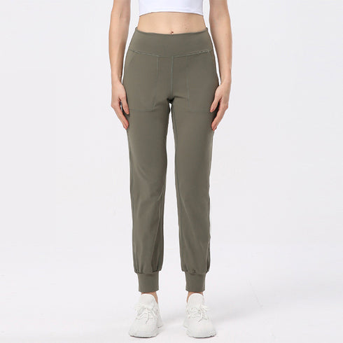 Women's Loose Athletic Fitness Yoga Pants with Pockets