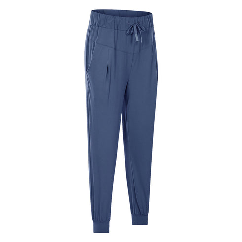 Women's Loose Fit Athletic Casual Lace-up Yoga Pants