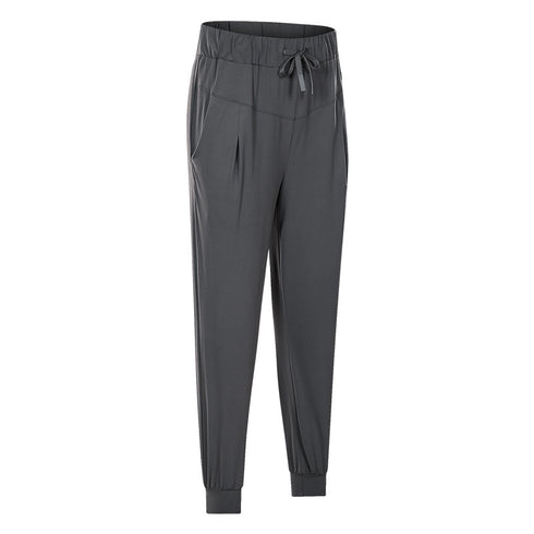 Women's Loose Fit Athletic Casual Lace-up Yoga Pants