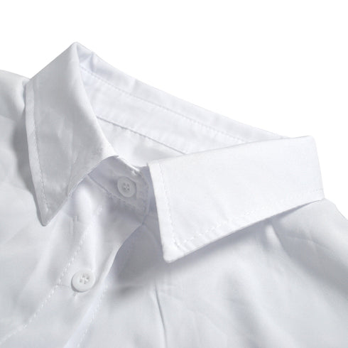 Women's Loose Irregular Blouse Plus Size Long Sleeve Shirt