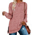 Women's Loose Long Sleeved Pure Color Sweatshirt
