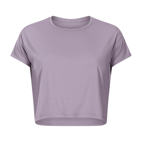 Women's Loose Quick Dry Sport Yoga Short Sleeve T-Shirt