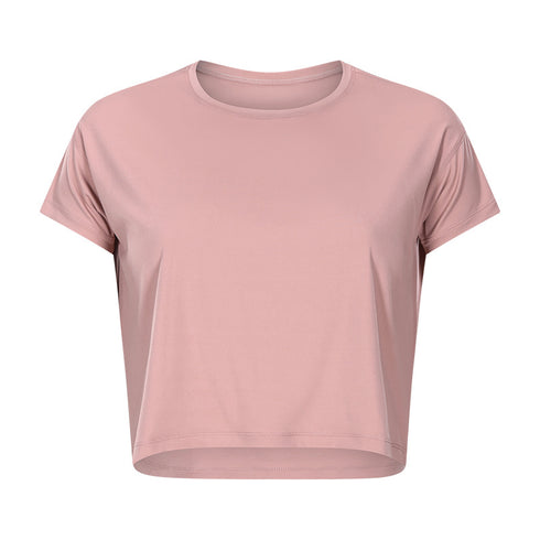 Women's Loose Quick Dry Sport Yoga Short Sleeve T-Shirt