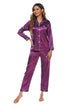 Women's Loungewear Solid Color Outfits Tops Pant Pajama Sets