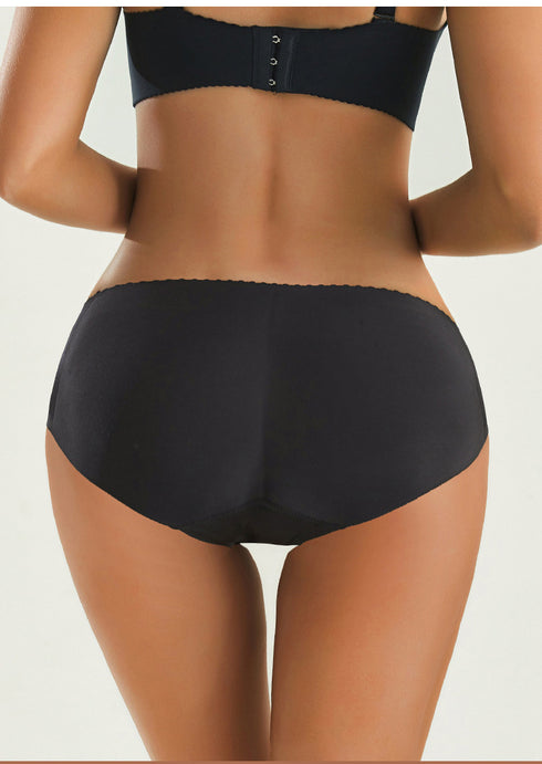 Women's Low Waist Hip Pads Seamless Underwears Panties