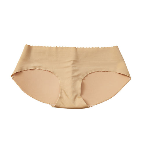 Women's Low Waist Hip Pads Seamless Underwears Panties