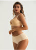 Women's Low Waist Panties Hip Pads Underwear