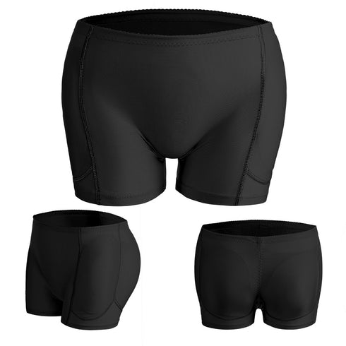 Women's Mid Waist Control Panties Butt Lifter Padded