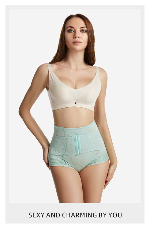 Women's Mid Waist Tummy Control Adjustable Button Body Shaper