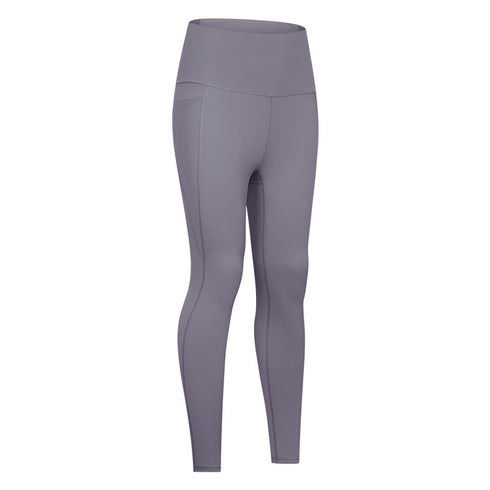 Women's Naked Feeling Butt Lifter Running Yoga Pants Pocket