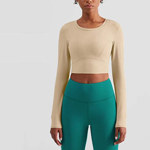 Women's Naked Feeling Fitness Long Sleeve Crop Sweatshirts