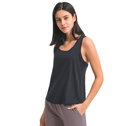 Women's Naked Feeling Loose Breathable Stretchy Yoga Tank