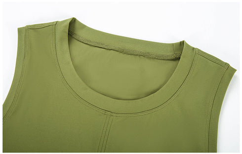 Women's Naked Feeling Loose Simple Athletic Yoga Tank