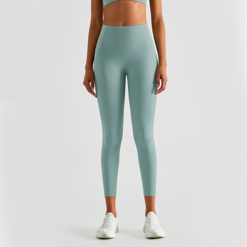 Women's Naked Feeling Slim Yoga Side Pocket Leggings