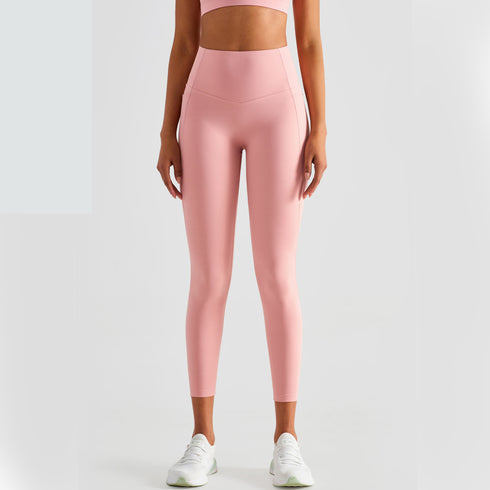 Women's Naked Feeling Slim Yoga Side Pocket Leggings