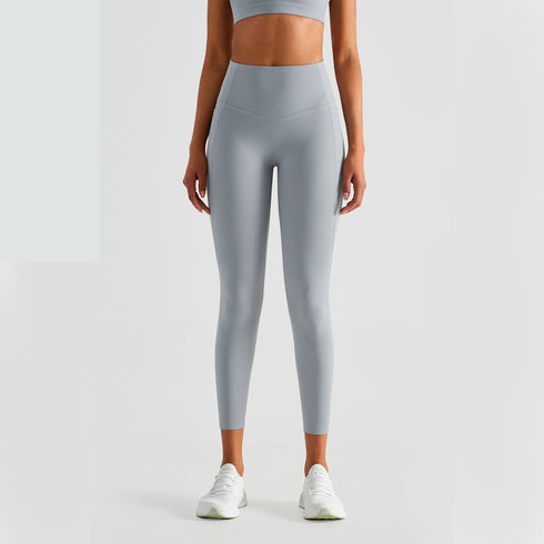 Women's Naked Feeling Slim Yoga Side Pocket Leggings