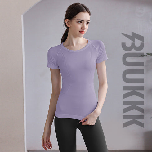 Women's Naked Feeling Sport Skinny Breathable Yoga T-Shirt